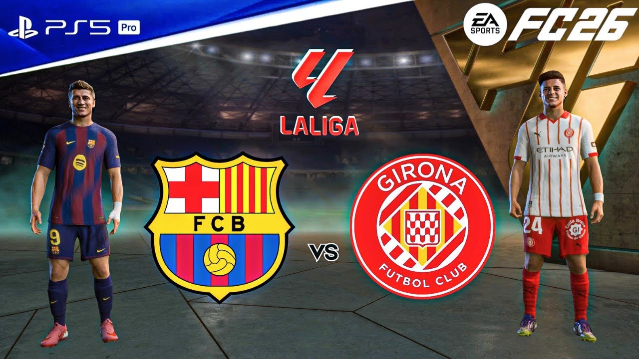 FC 26 - Barcelona vs. Girona - La Liga 25/26 Full Match | PS5™ Pro [4K60]