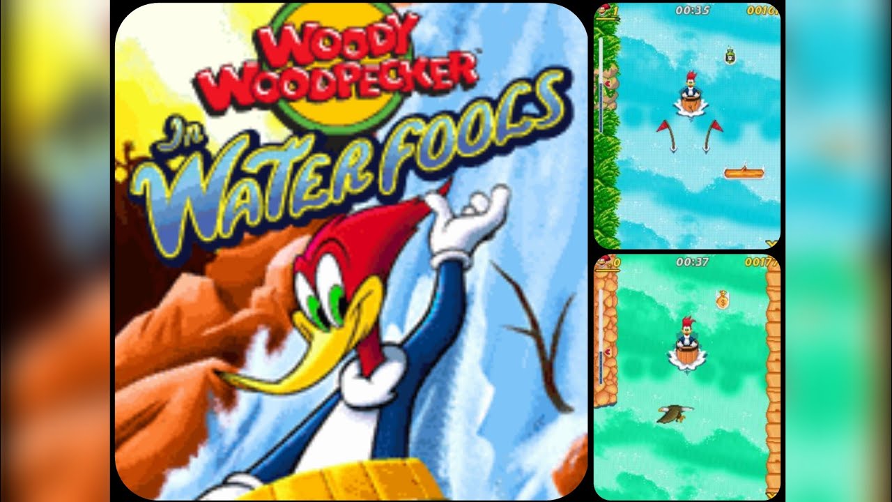 Woody Woodpecker in Waterfools (Java Game) Full Playthrough | Glu Mobile | 2008
