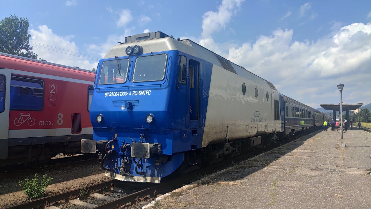 Trenuri de calatori in gara Baia Mare