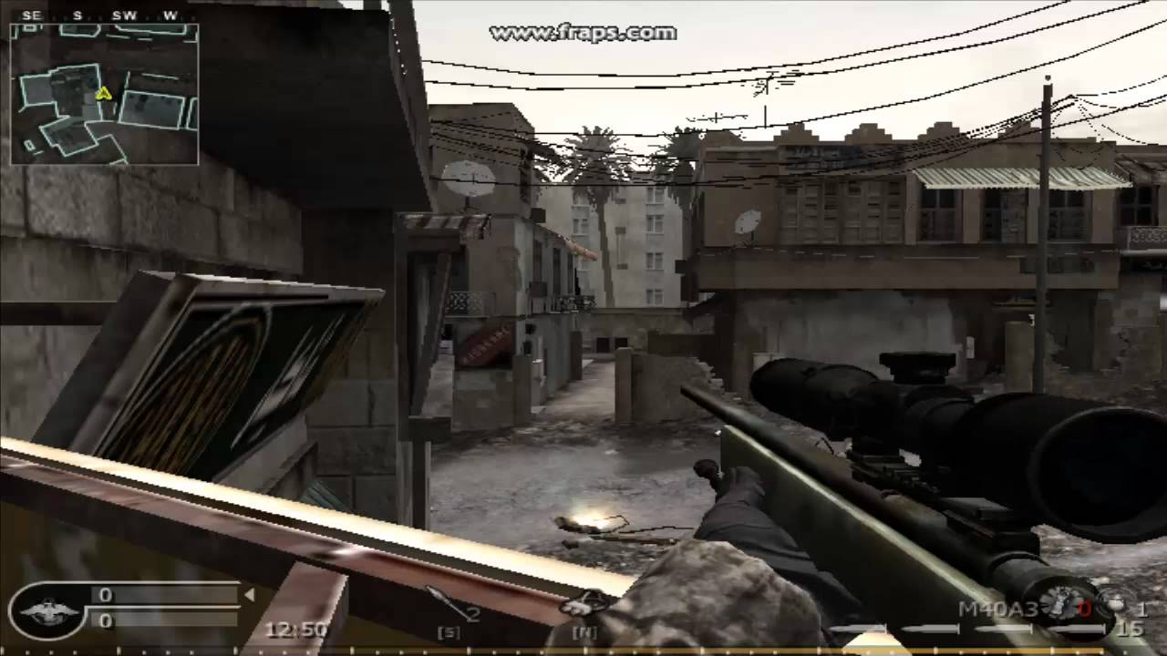 Позиции и прыжки в Cod4 - Перестрелка