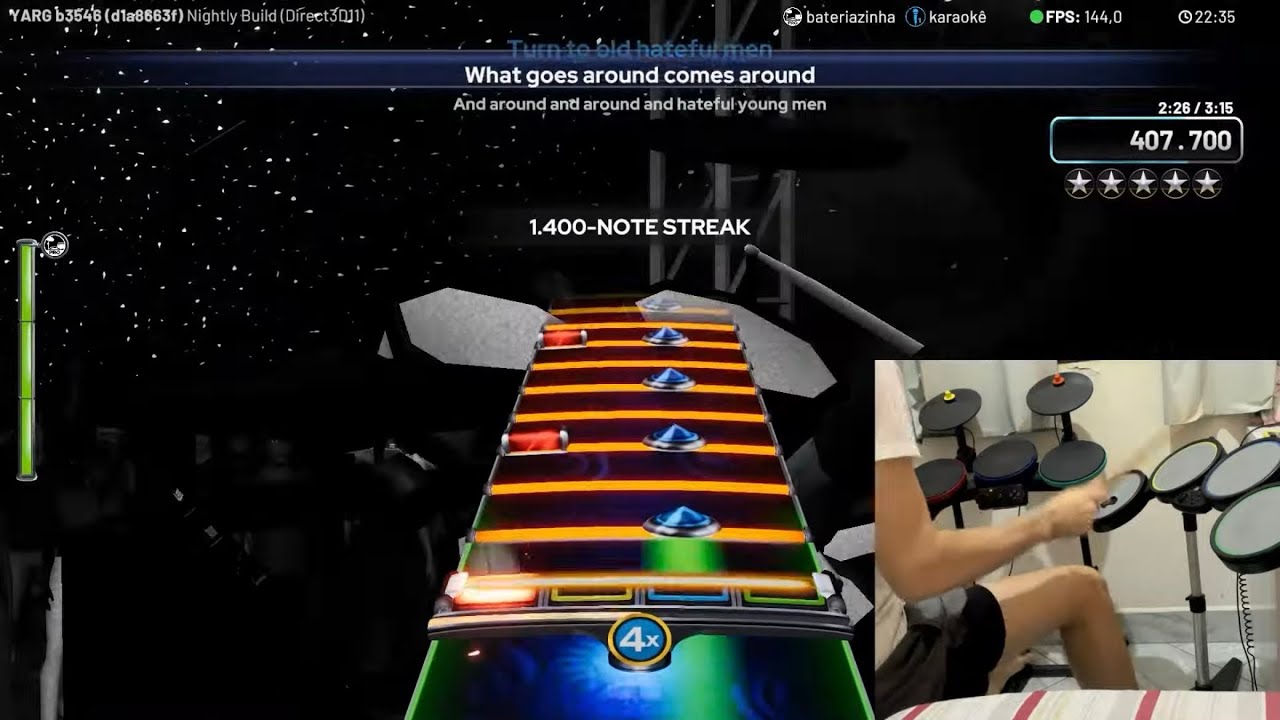 YARG - Ravenous by Atreyu - Pro Drums (?) Expert+ FC #8