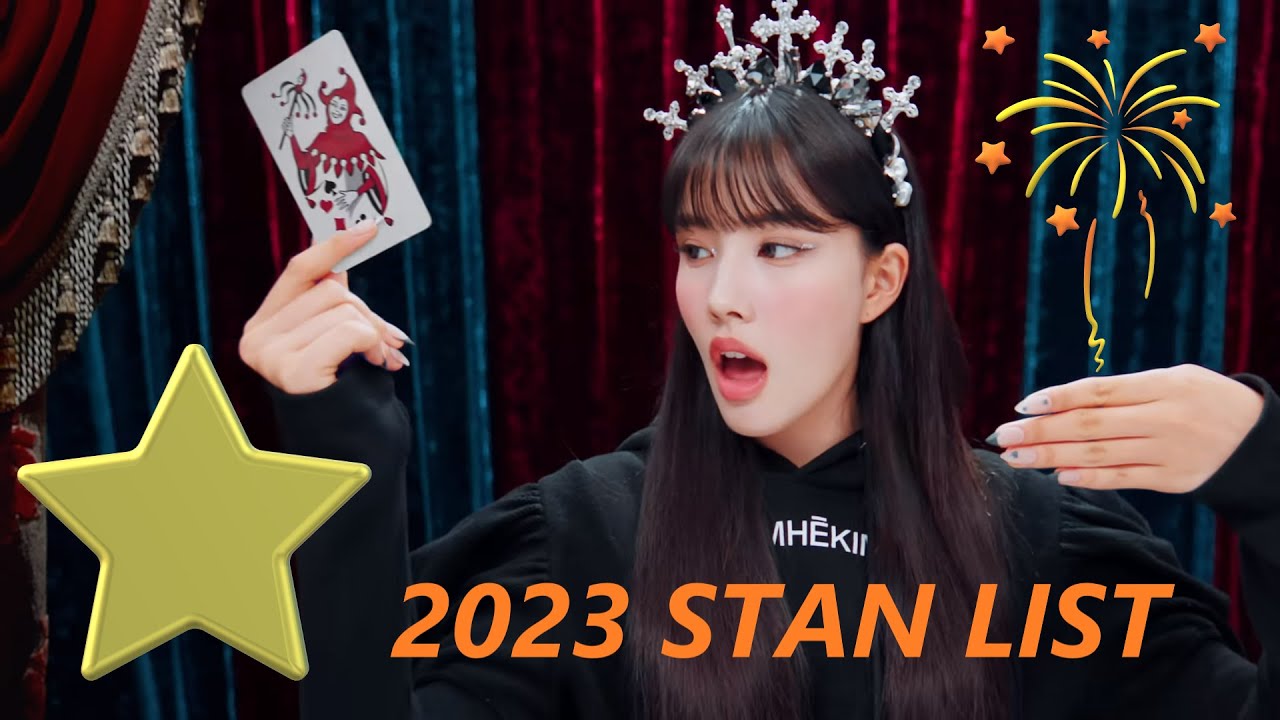 My 2023 kpop groups stan list