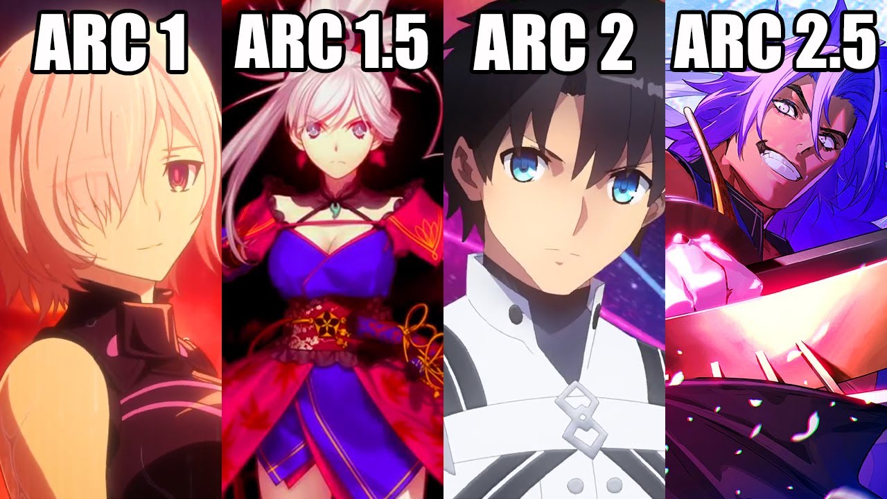ALL FGO'S MAIN STORY CHAPTERS 🤩 (so far)