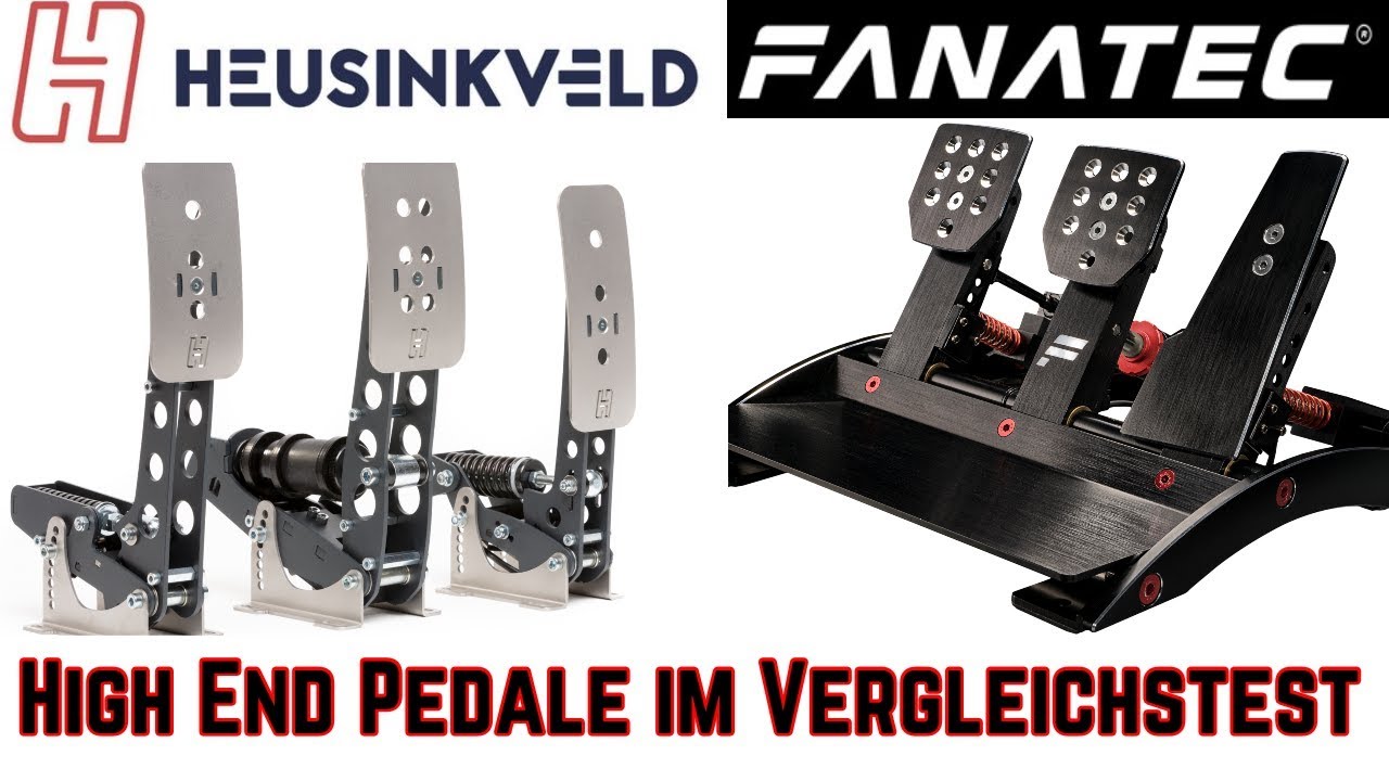 [2/2] Fanatec ClubSport V3 vs. Heusinkveld Sprint Pedale im Testvergleich