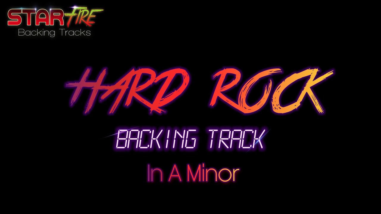Hard Rock Backing Track In A Minor