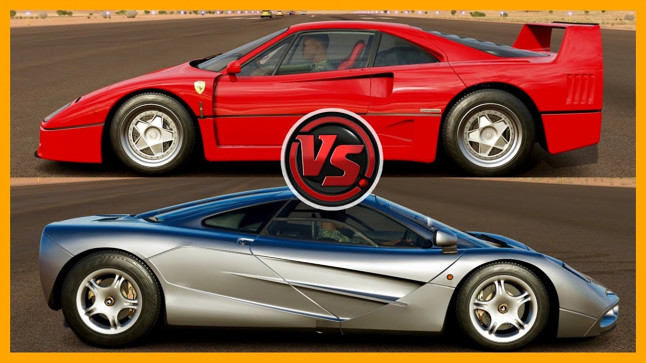 Mclaren F1 vs Ferrari F40 #MclarenF1 #FerrariF40 #ForzaHorizon3