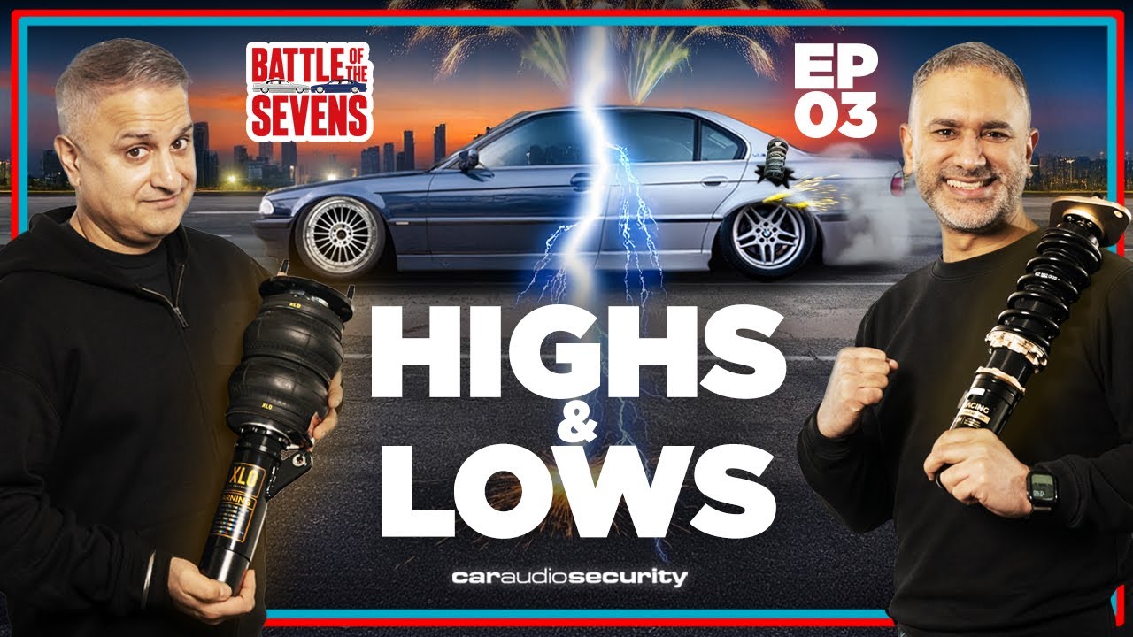 Living the E38 Lowered Life: Cut Springs vs Air Ride | Battle of the 7s EP03