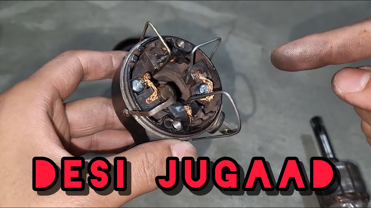 TVS Apache RTR Starter Motor Repair ‖ Carbon Brush Replacement