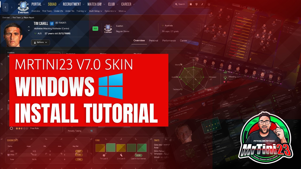 MrTini23 FM26 v7.0 Skin Windows Install Tutorial (Complete Guide)
