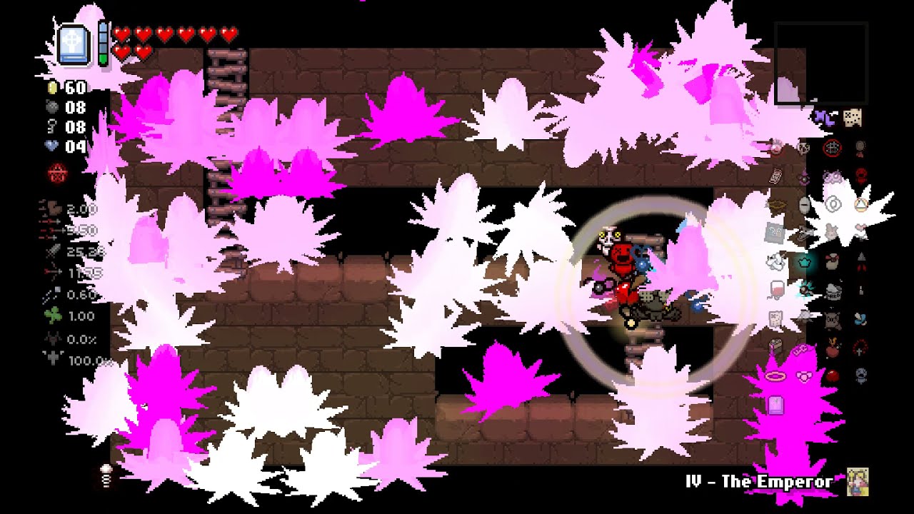 Continuum + Trisagion + Angelic Prism in Crawl Space | The Binding of Isaac