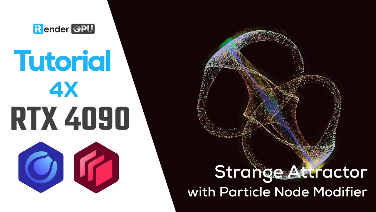 Strange Attractor with Particle Node Modifier in Cinema 4D | Tutorial | iRender Render Farm