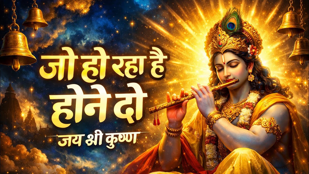 जो हो रहा है होने दो Krishna Motivational Speech Saar | #krishna 