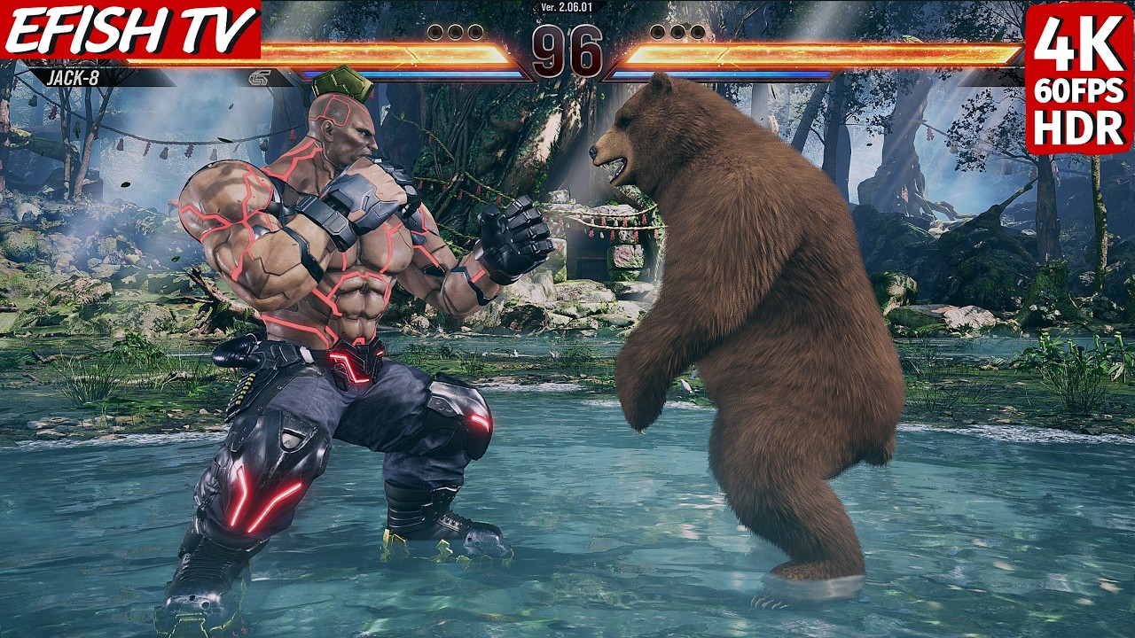 Jack-8 vs Kuma (Hardest AI) - Tekken 8