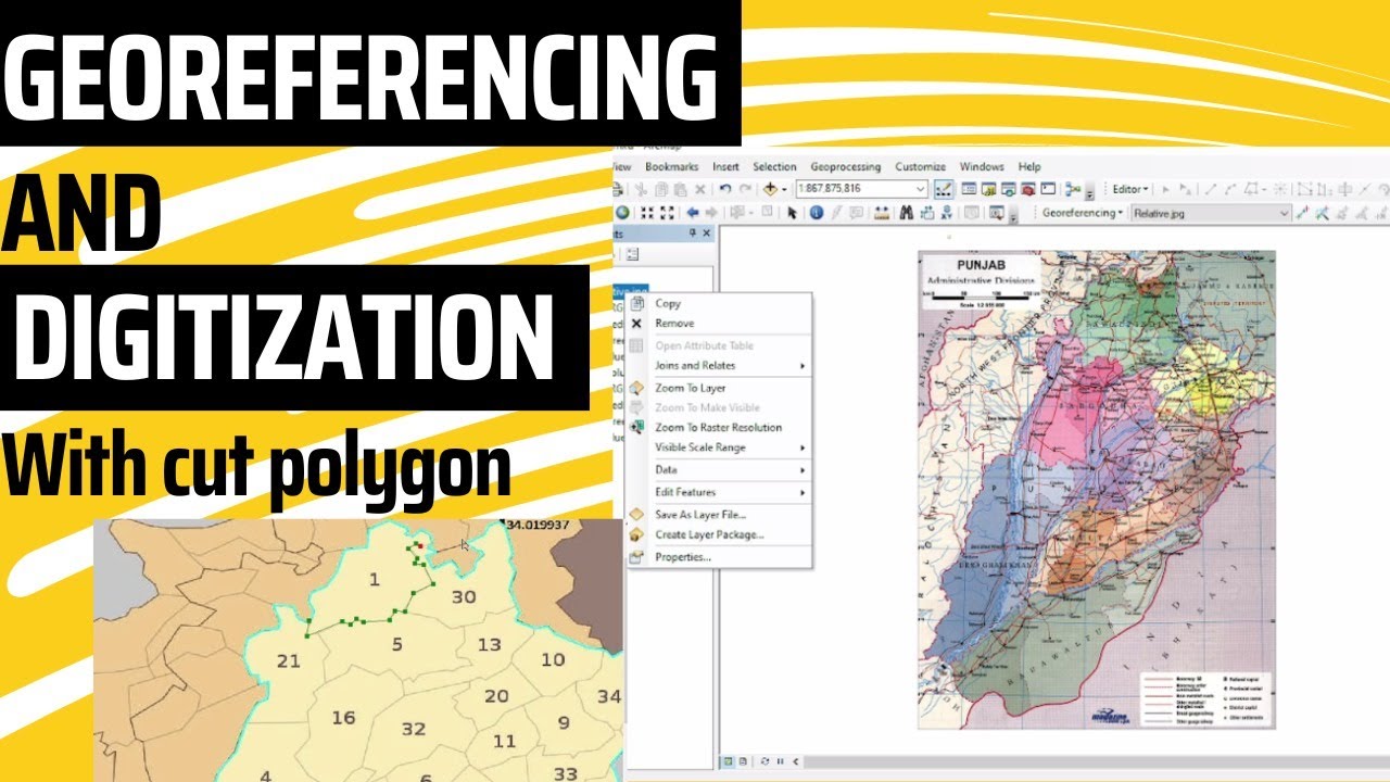 Georeferencing and Digitization in ArcGIS