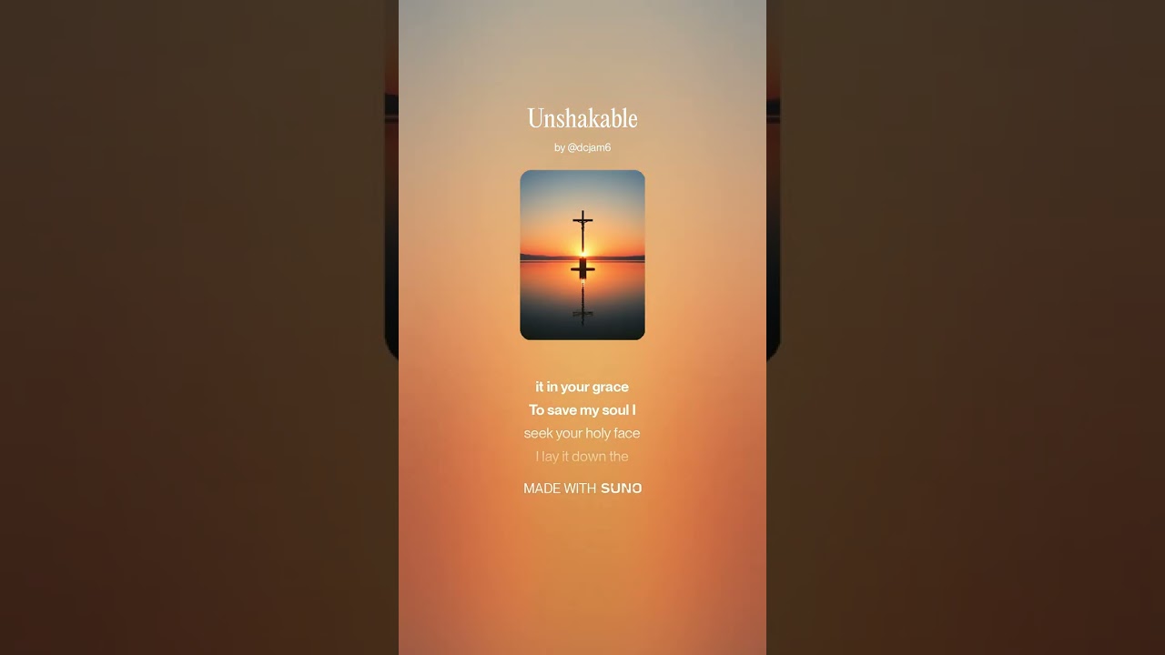 Unshakable #christianmusic