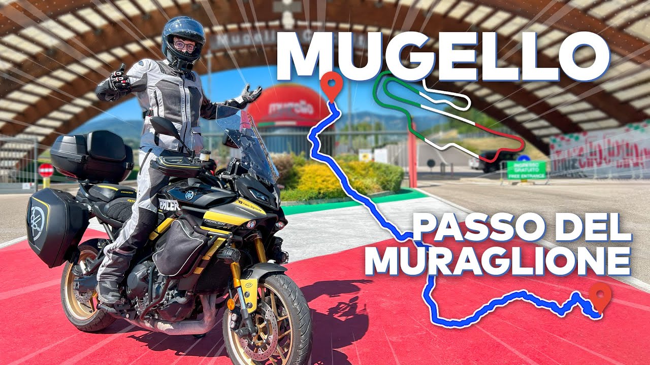Dal MUGELLO al PASSO del MURAGLIONE: CONTINUA il VIAGGIO in MOTO con la Yamaha Tracer 9 GT (2024)