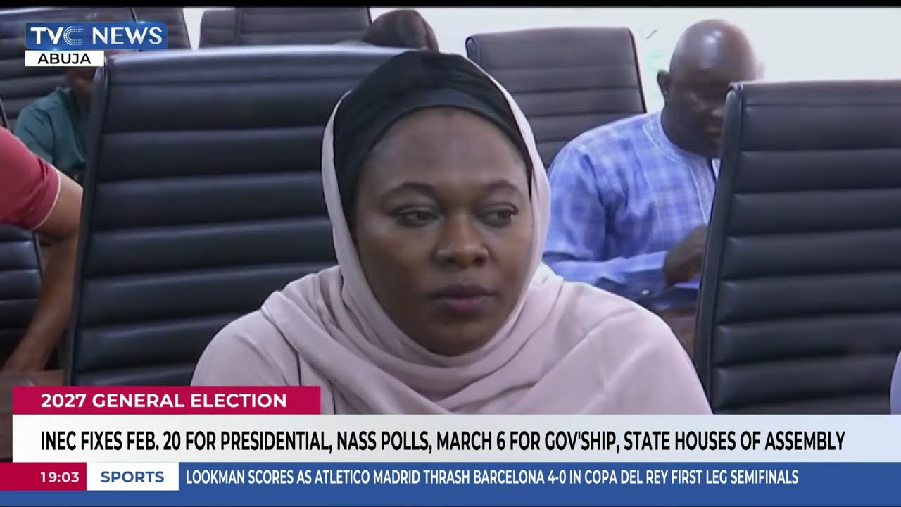 INEC Fixes Feb. 20 For Presidential, NASS Polls, March 6 For Gov'ship, State House Of Assembly