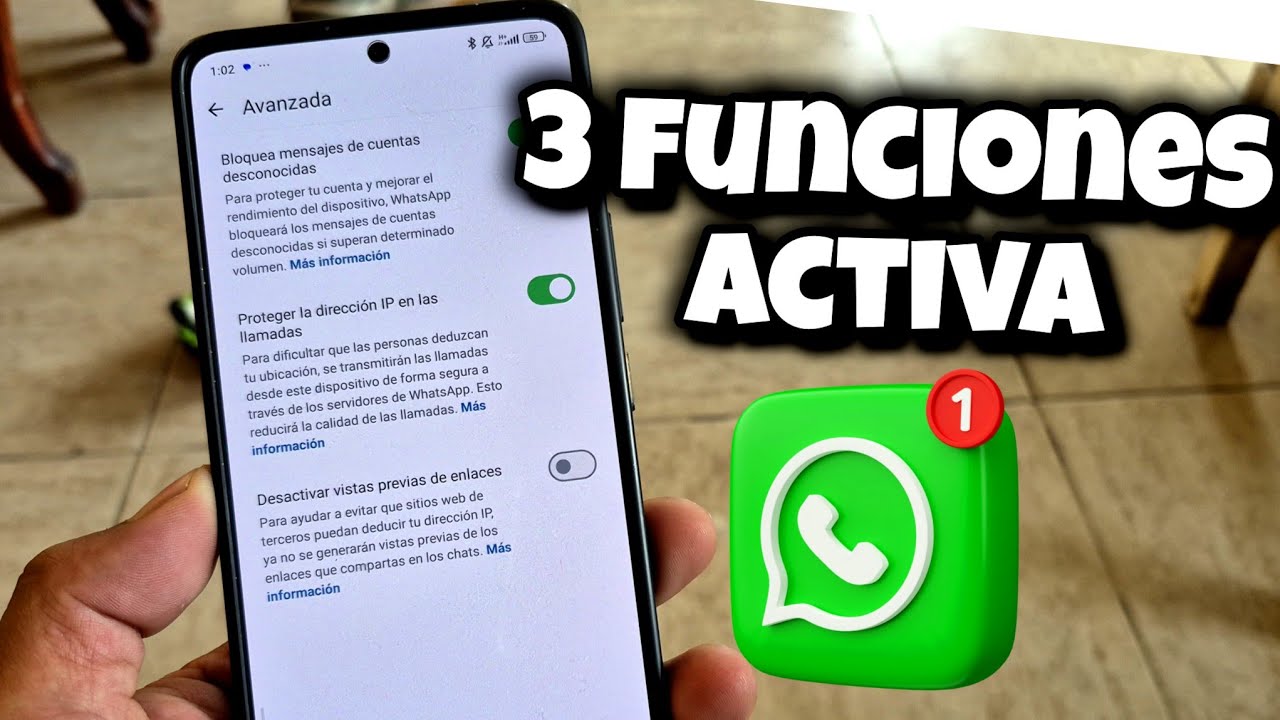 3 Ajustes que debes ACTIVAR en WhatsApp para evitar que te ESPÍEN o ROBEN tu cuenta 2026