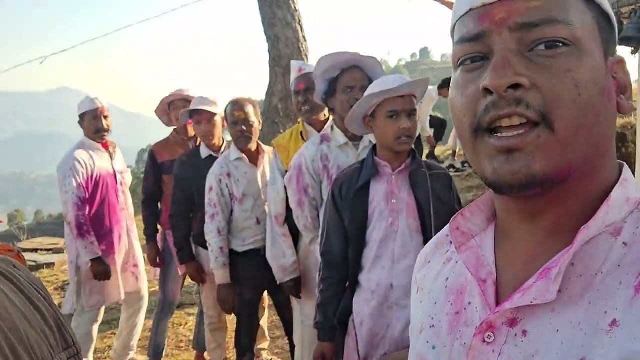 पहाड़ी होली 🫟 Day 3 | मंदिर में होली | Maya Devi Pahadi 
