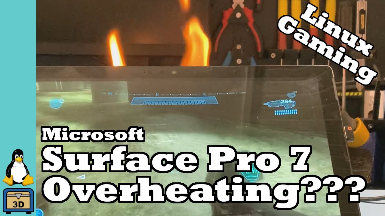 (Linux) Gaming On Surface Pro 7 (Overheating Solution)