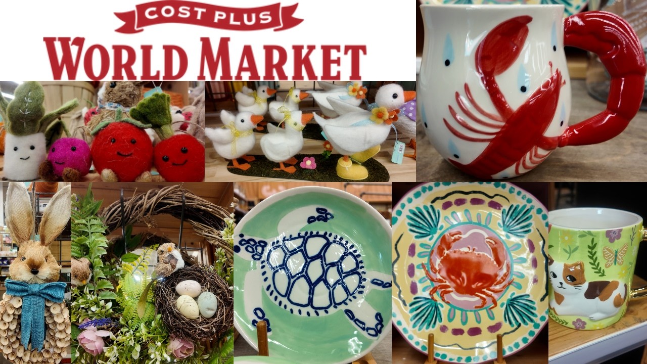 World Market - Новая праздничная посуда к лету! Пасхальный декор, распродажа мебели и многое другое!