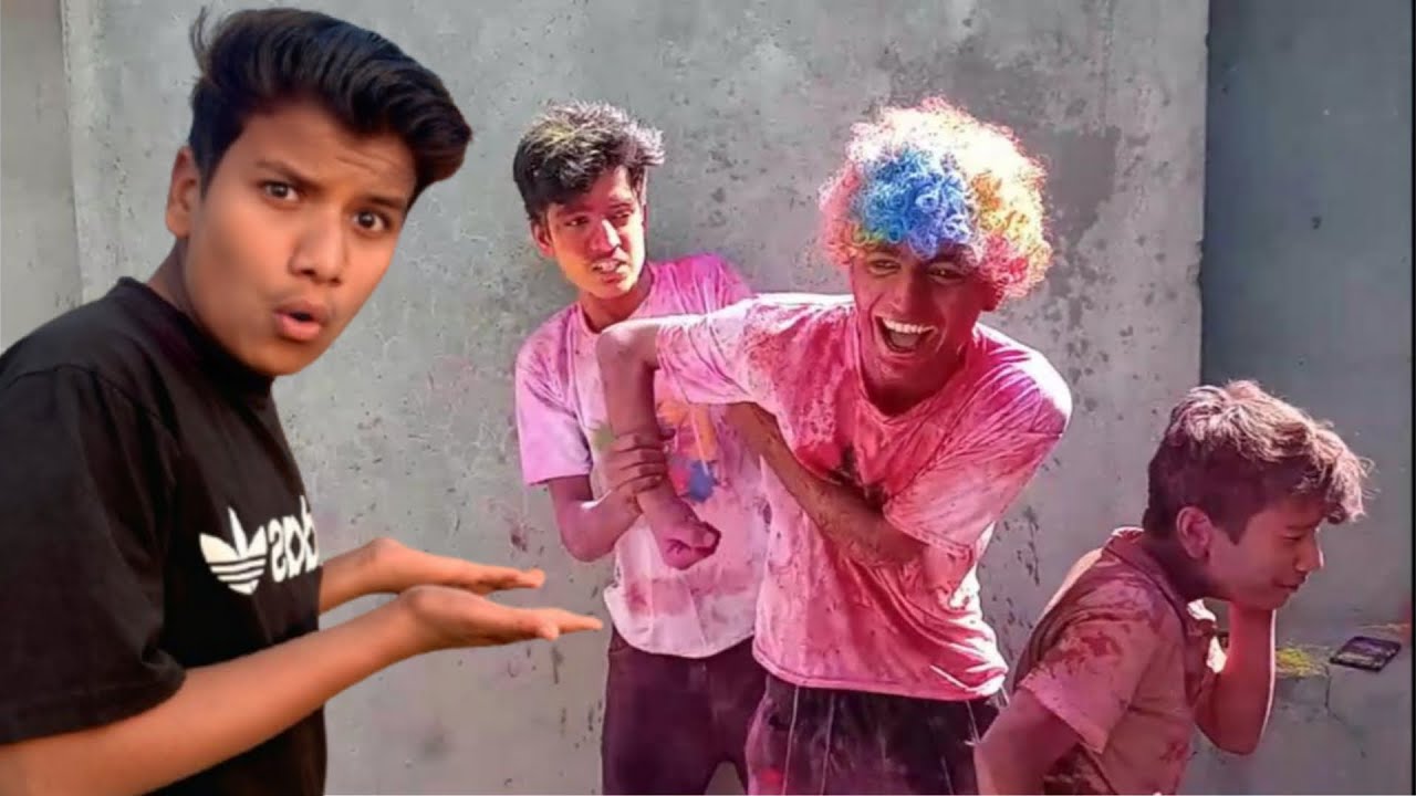 Esi Holi Kisi Ne Nahi Kheli Hogi 🤣 HOLI VLOG