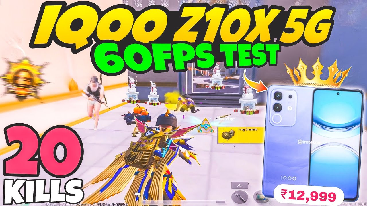 🔥iQOO Z10x BGMI: 60fps Gaming Performance Showdown