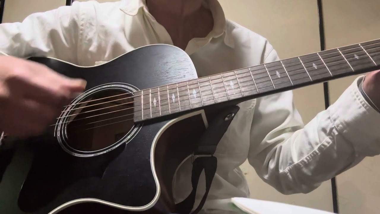Ibanez AE140WKH 11/15に購入配送されたので弾き語ってみました。オクメ材の🪵音色とAir Portは良いですね。生音でもコレだけ鳴っています。