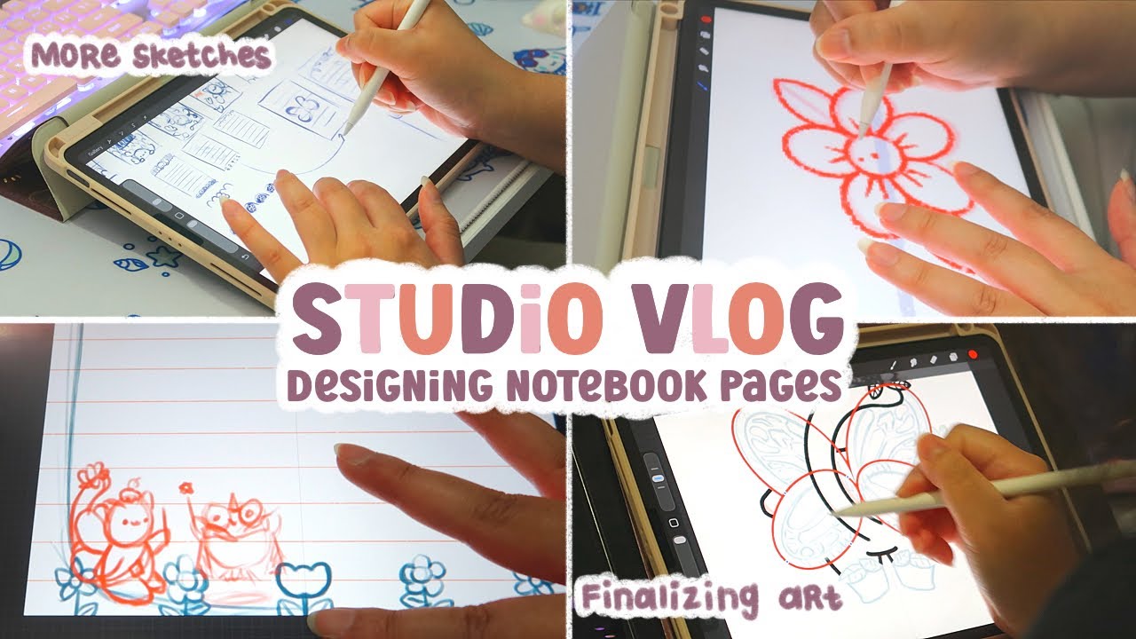 Finalizing The Inside Pages Of My Notebook (Lots of Arting)