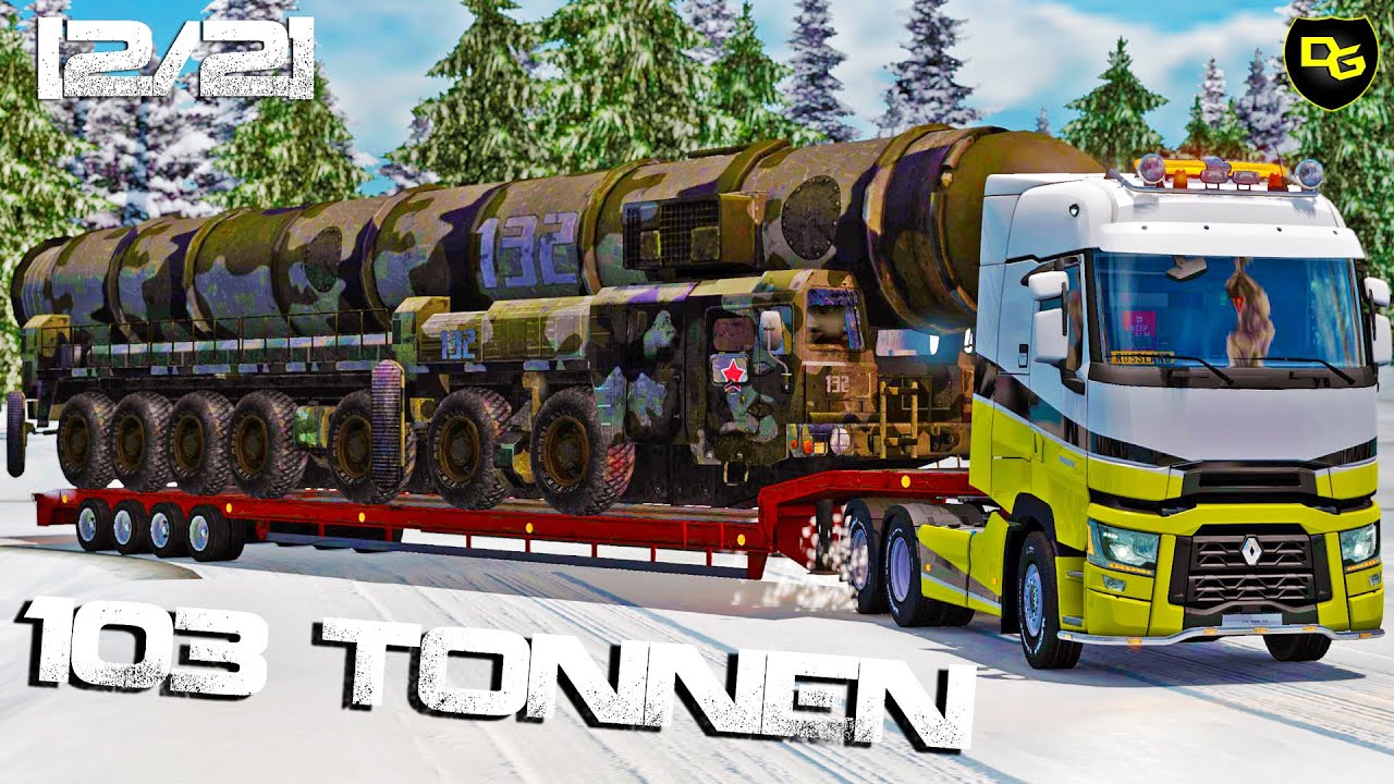 103 TONNEN Raketentransport durch RUSSLAND! [2/2] - Euro Truck Simulator 2 #29 - Deutsch