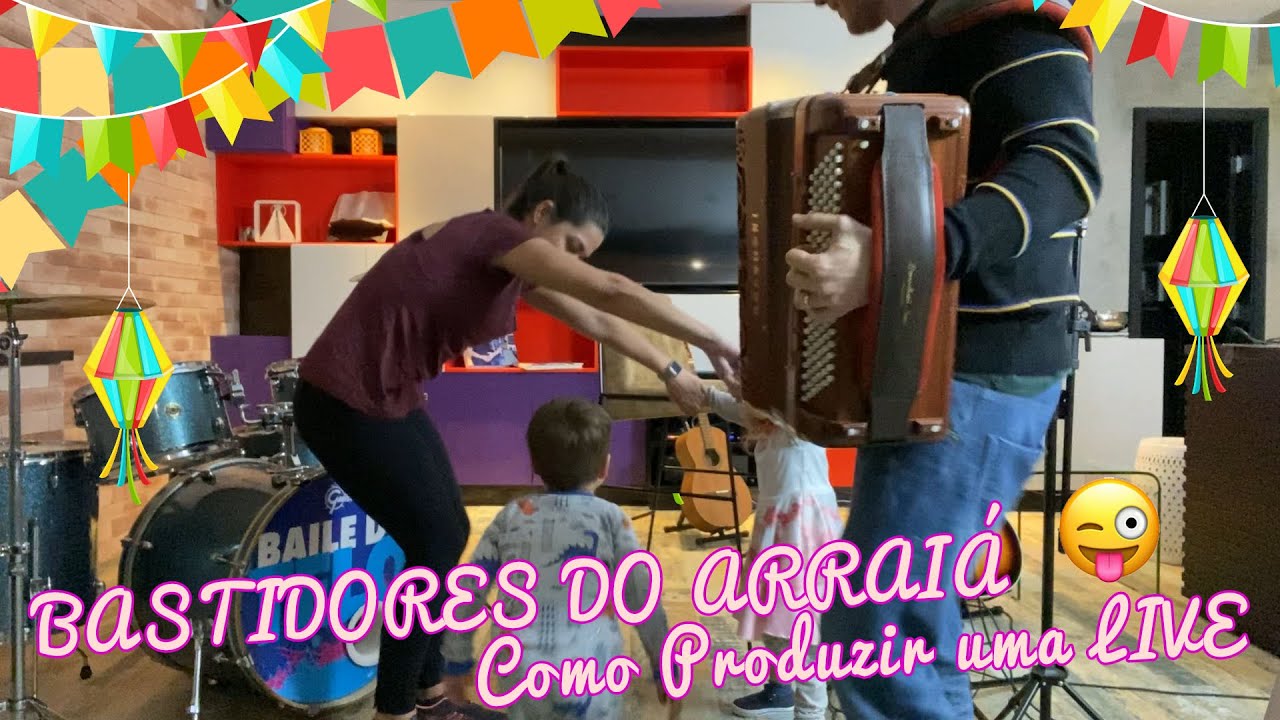BASTIDORES DO ARRAIÁ - Como Produzir uma LIVE 😜 - Tatá Fersoza
