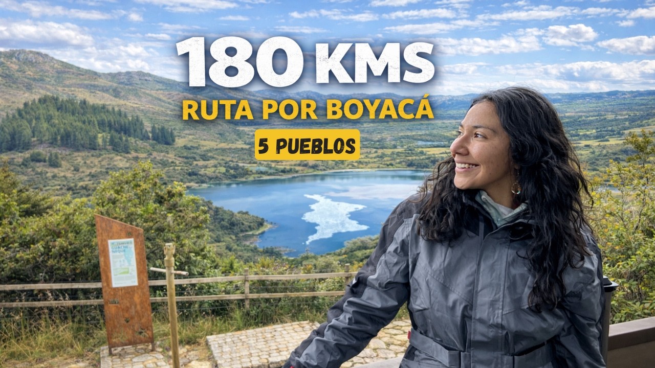 5 PUEBLOS DE BOYACÁ EN MOTO 125 🏍️ | 180 km #motovlog