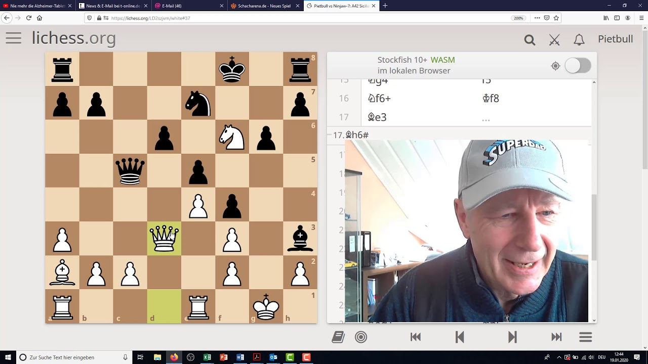 Was Panik anrichten kann im Schach