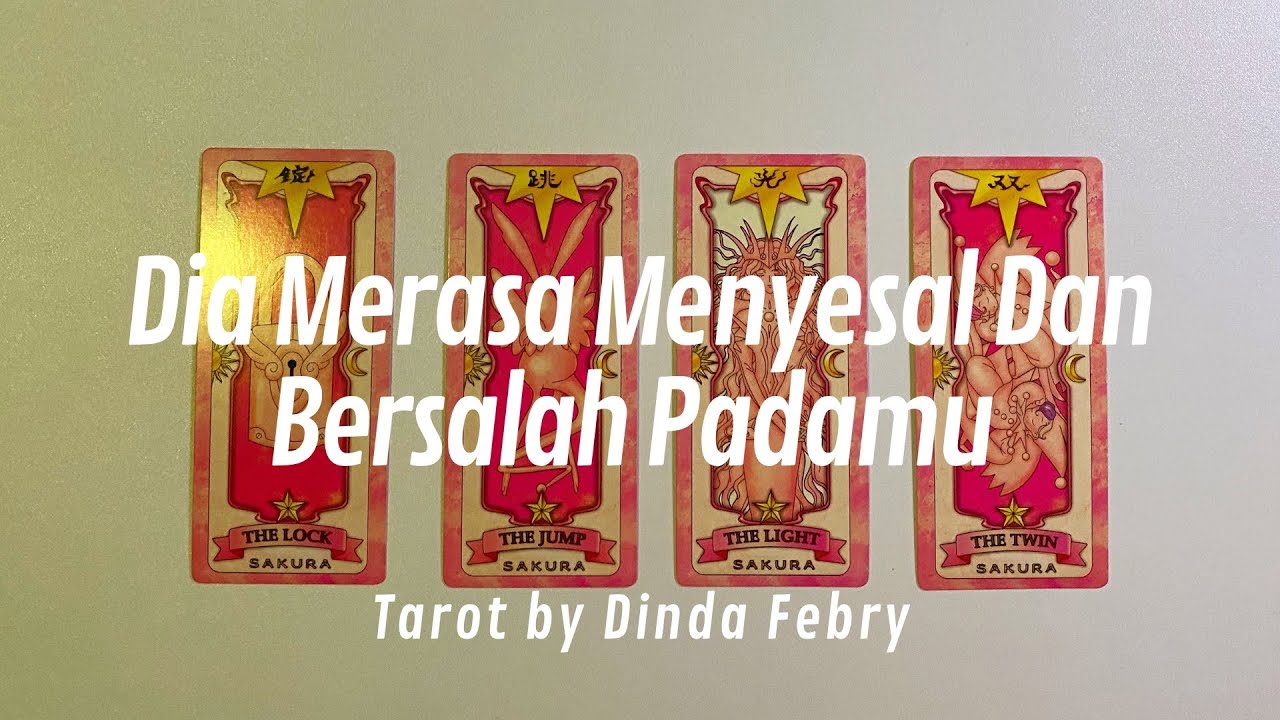 💫 Tarot ~ Dia Merasa Menyesal Dan Bersalah Padamu 💫