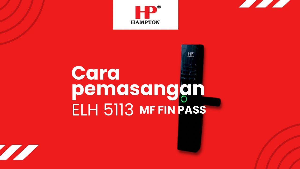 Cara pemasangan HAMPTON ELH 5113 - MF FIN PASS