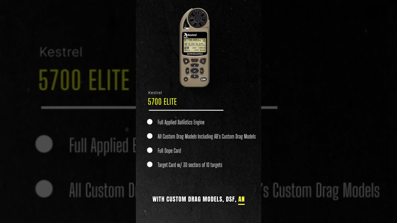 Kestrel Ballistic Meters Compared in 40 Seconds!