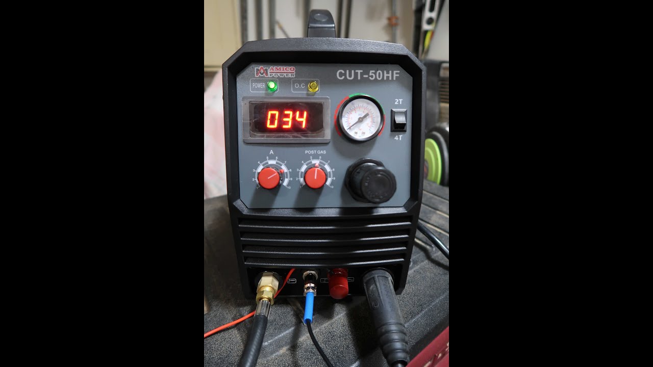 Amico CUT-50HF Pilot Arc Plasma cutter (Quick Review)