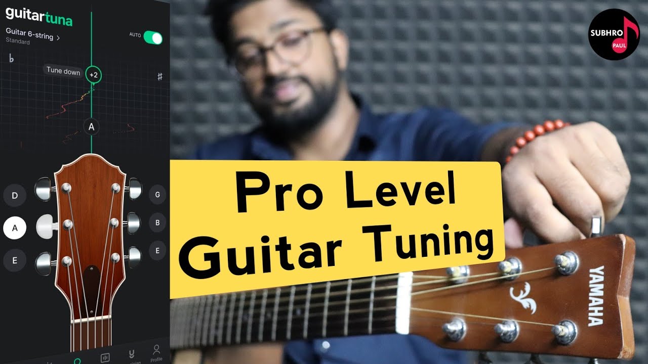 How to Tune a Guitar (Step-by-Step For Perfect Sound) | Guitar Tune Kaise Kare App Se | Subhro Paul
