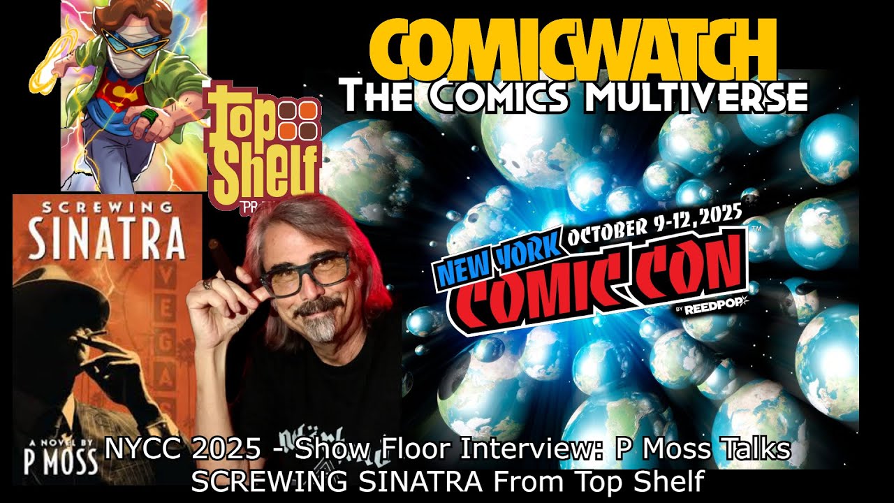 NYCC 2025 - Show Floor Interview: P Moss Talks SCREWING SINATRA From Top Shelf