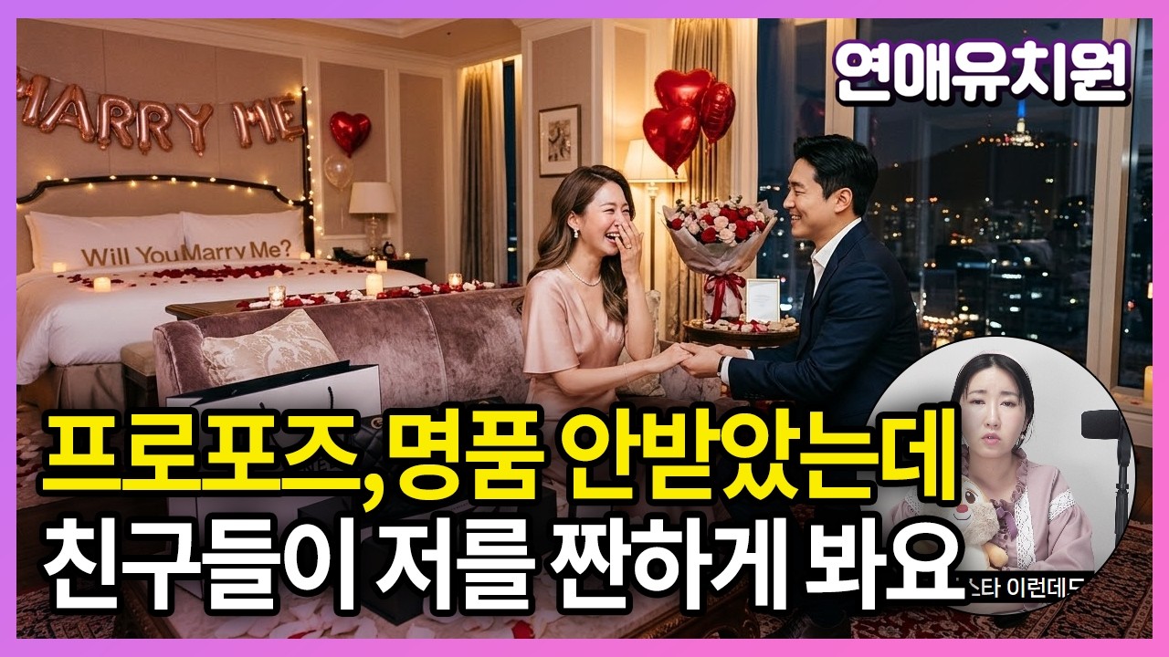 명품백 프로포즈 못 받은 여자는 불쌍하다네요