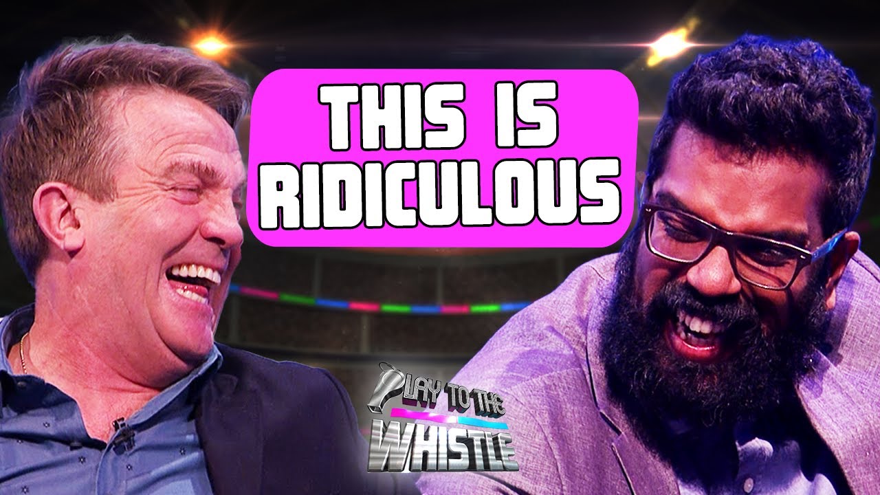 INSANE game leaves Bradley Walsh and Romesh in STITCHES | Play To The Whistle