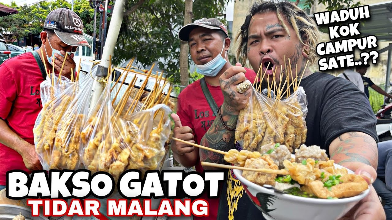 INI BAKSO ADA SATENYA..?? BAKSO GEROBAK MOTOR PAK GATOT TIDAR..!!!