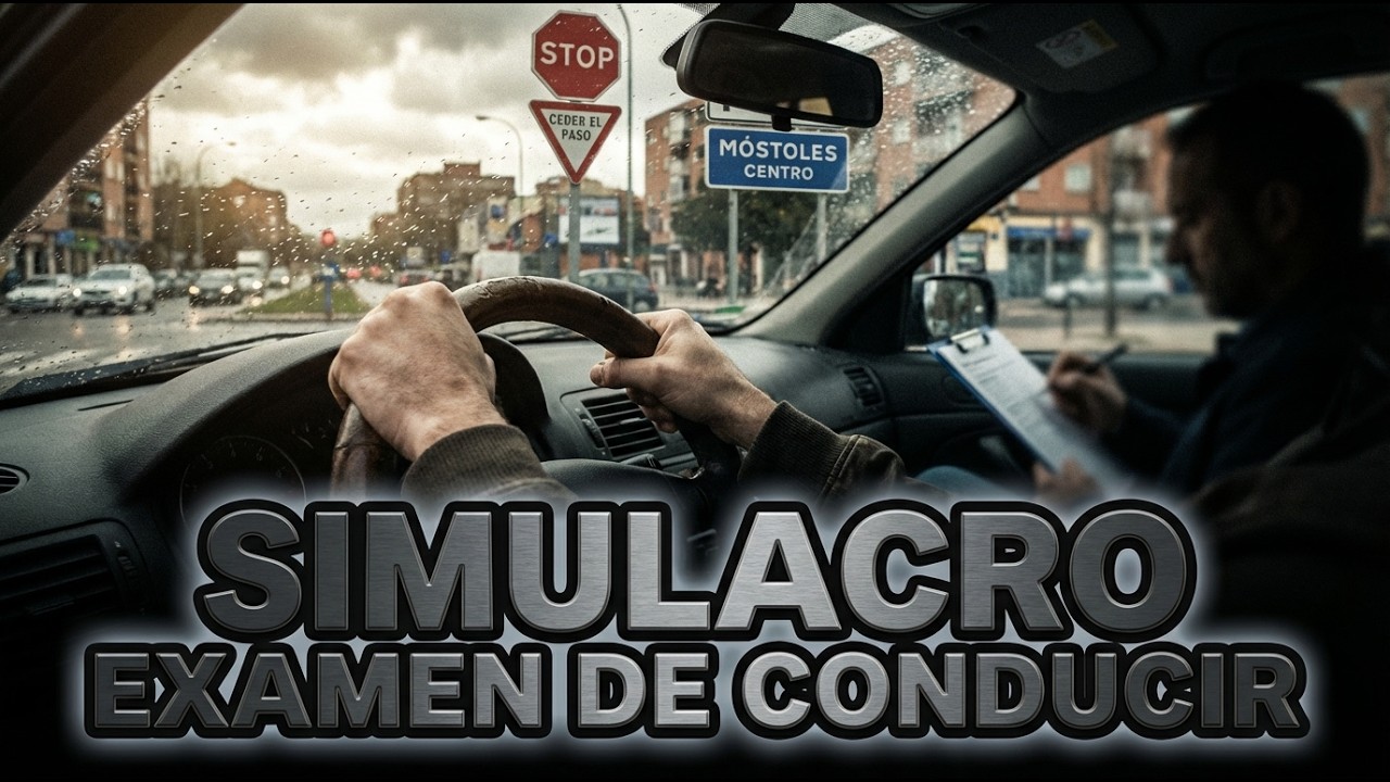 Simulacro Real del Examen de Conducir en Móstoles 2026