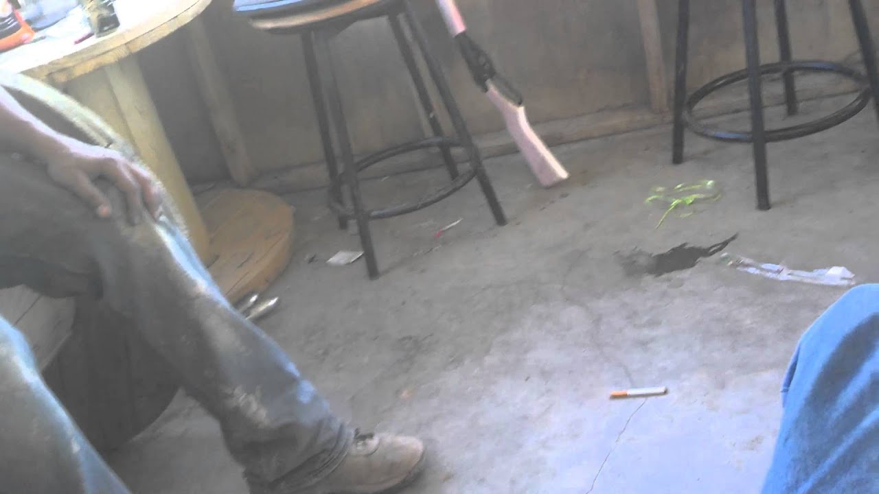 Johnny smoking a firecracker
