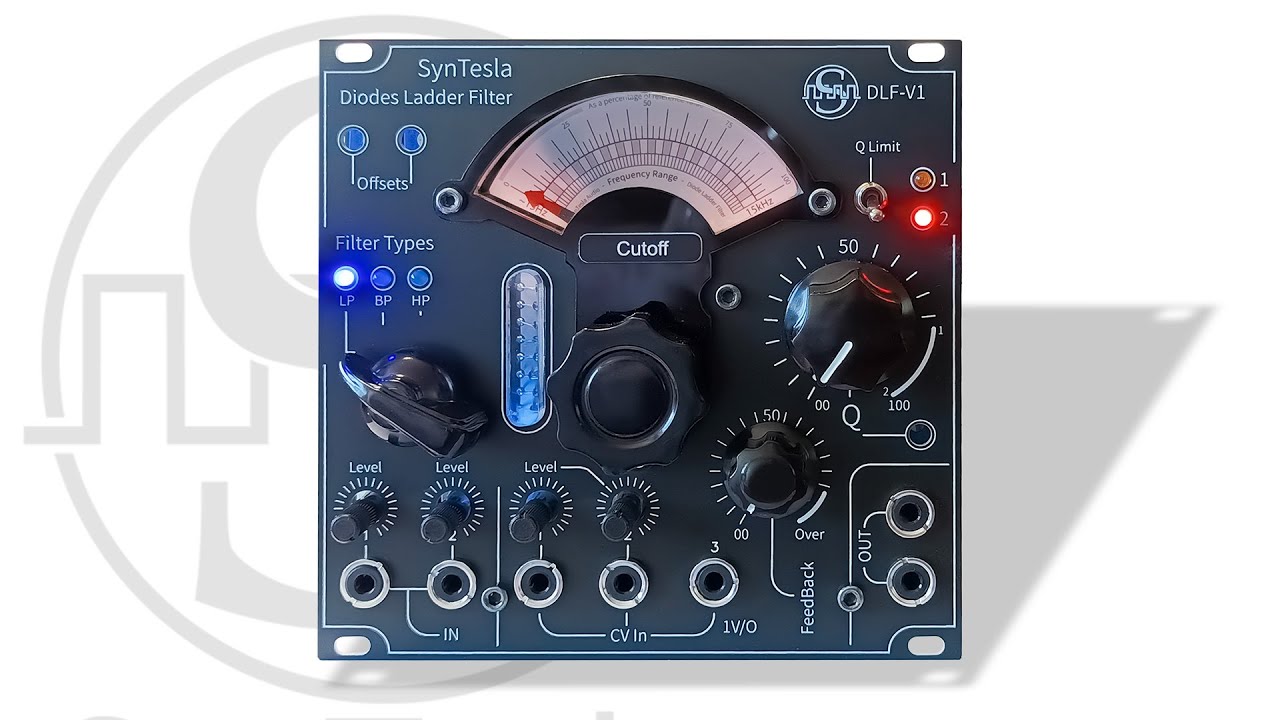 SynTesla DLF-V1 Eurorack VCF Filter overview