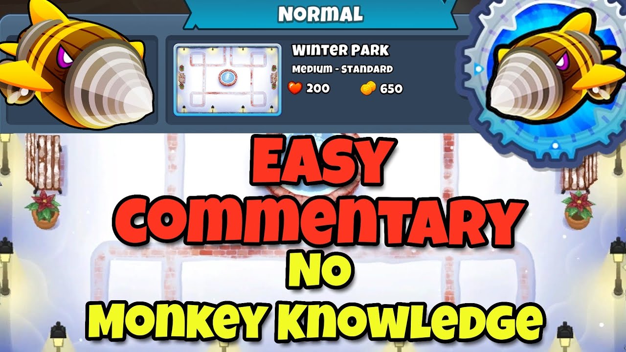Dreadbloon Normal Tutorial || No Monkey Knowledge || Winter Park BTD6