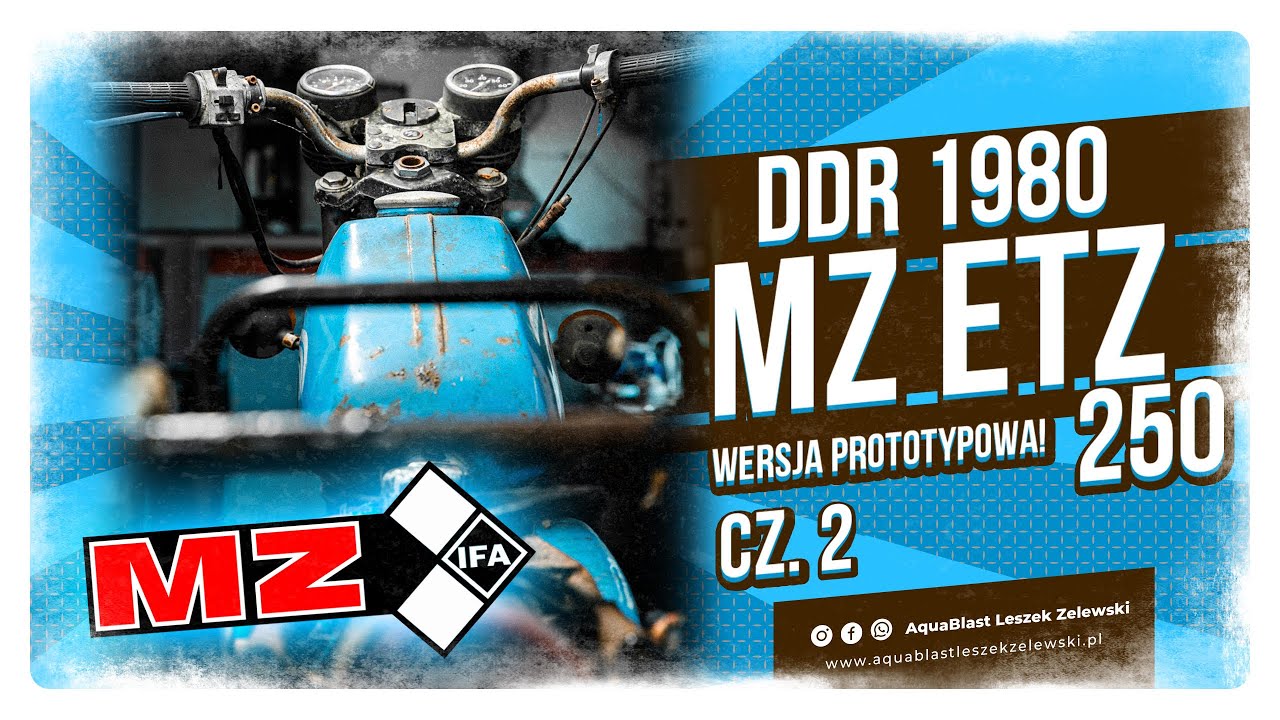 MZ ETZ 250 Wersja prototypowa,Wersja przedprodukcyjna.Odcinek 2 Renovierung der MZ-Motorräder DDR