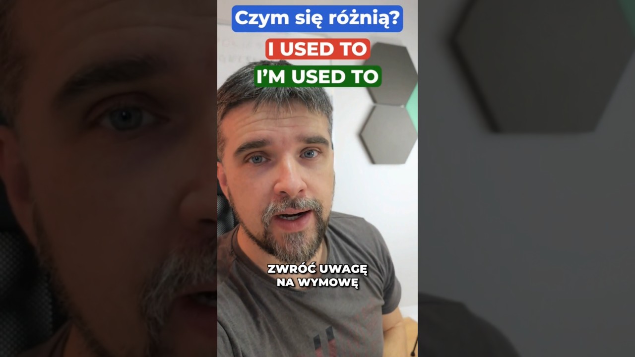 CZYM się r&oacute;żni I used to vs I'm used to..🤔🤔#english #angielski