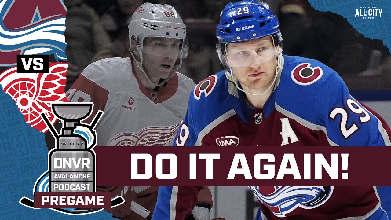 Can MacKinnon and the Avalanche run it back at home against the Detroit Red Wings