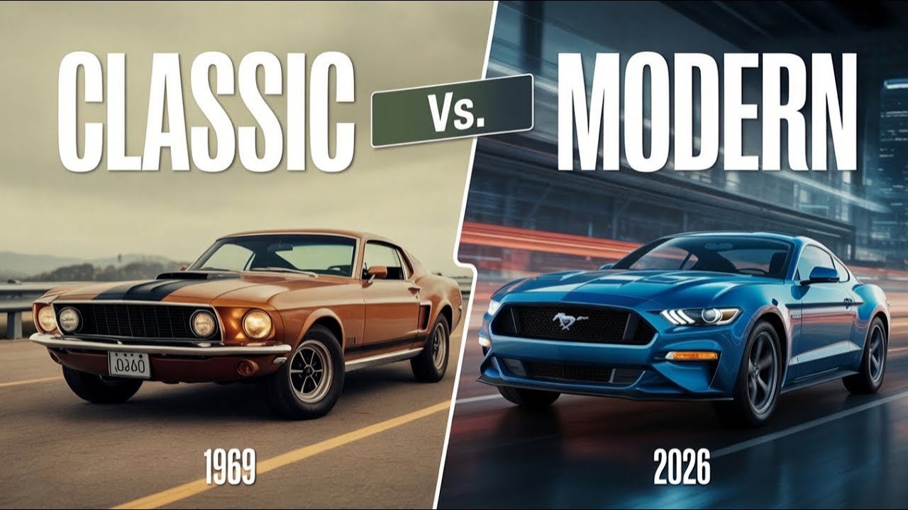 Ford Mustang 1969 года против Mustang 2026 года — какой из них на самом деле лучше?